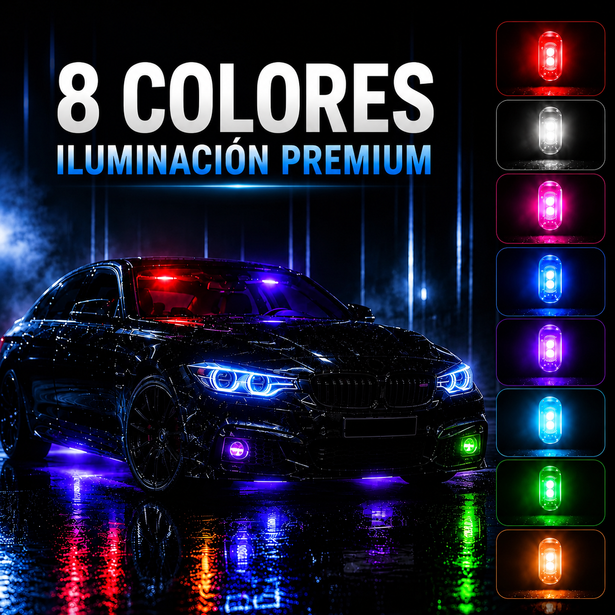 Kit Premium Iluminación Ambiental LED RGB Position 2