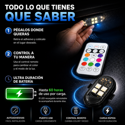 Kit Premium Iluminación Ambiental LED RGB Position 4